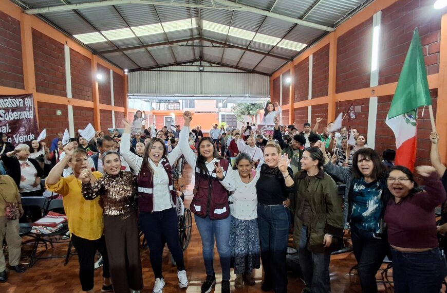 La fuerza de la Cuarta Transformación está en la organización del pueblo: Celeste Ascencio