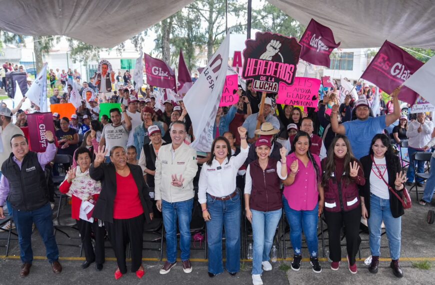 “Hay Morena para rato”: Gladyz Butanda defiende la transformación en tenencia Morelos