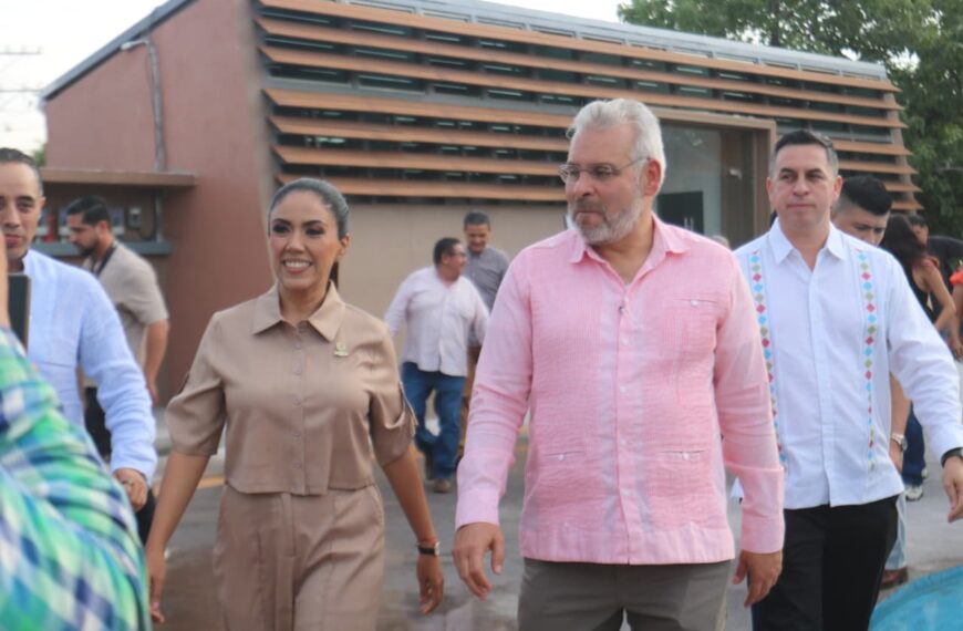 Fanny Arreola reconoce respaldo de Bedolla para transformar Apatzingán con obras estratégicas.