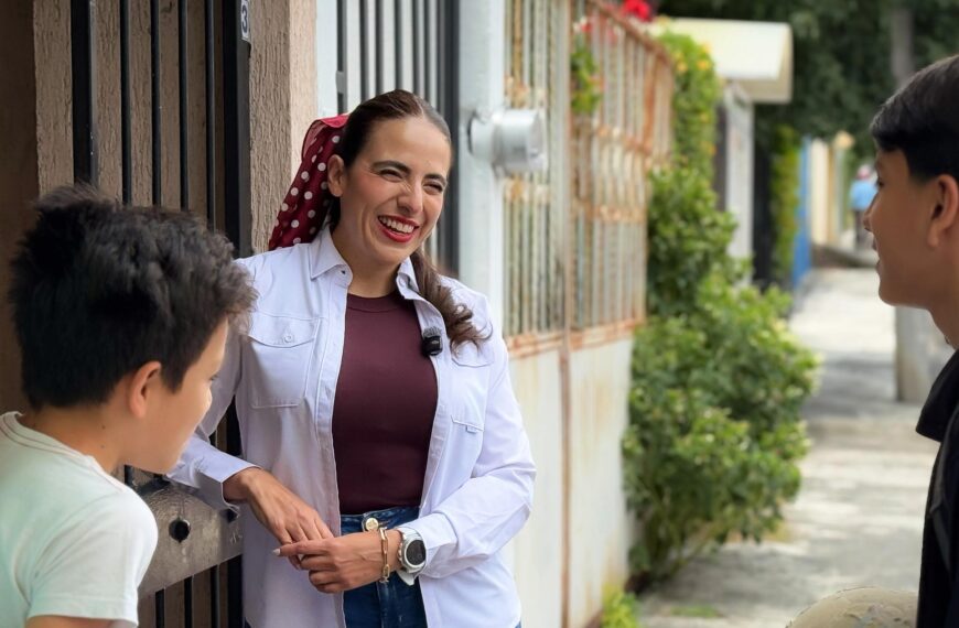 Giulianna Bugarini: Lomas de Hidalgo se escucha y se recorre casa por casa