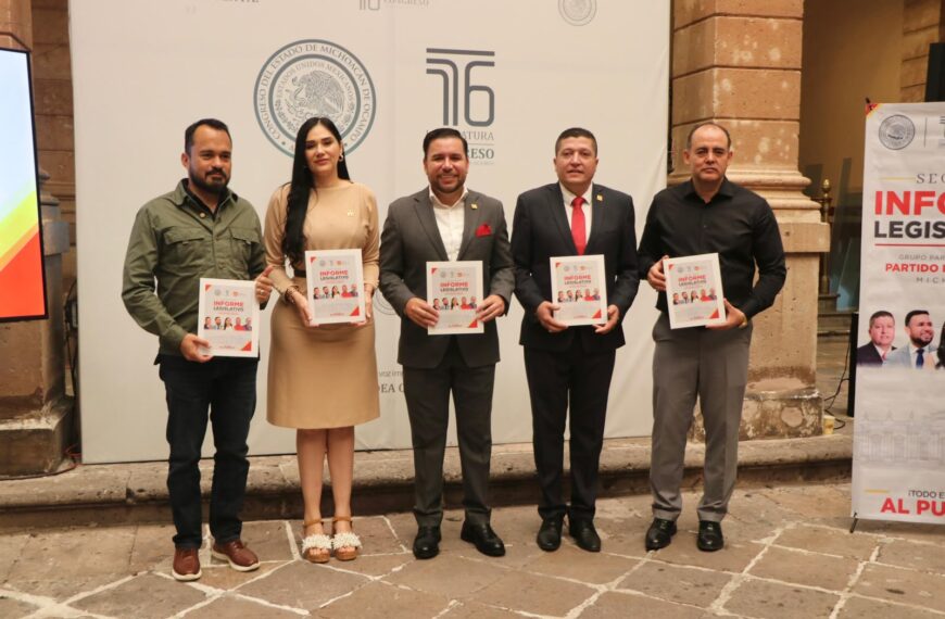 Unidad y resultados: Grupo Parlamentario del PT presenta su Segundo Informe Legislativo en Michoacán