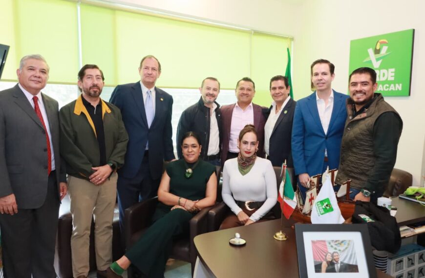 GPPVEM destaca unidad del Partido Verde para acompañar a Torres Piña