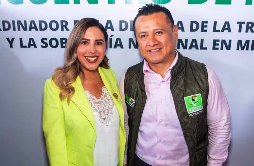 Dayana Pérez Mendoza respalda a Carlos Torres Piña y apuesta por el diálogo y los acuerdos para Michoacán