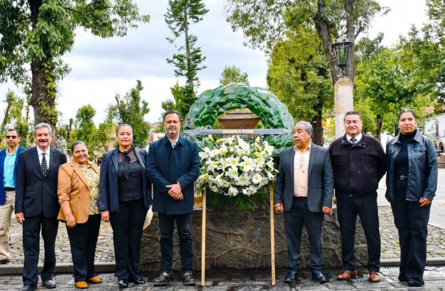 Julio Arreola honra la memoria de Gertrudis Bocanegra y el legado histórico de Pátzcuaro